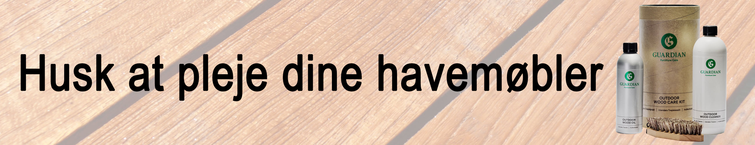 Plejemidler og vedligehold