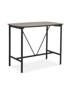 Indian counter bar bord 120x70cm h93cm
Terazzo beige
Sorte metal ben 