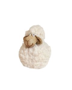 Får  offwhite pels  7x5x6cm
230520