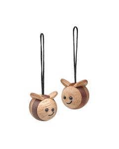 Bier  sæt med 2stkh3cm b2,5cm 