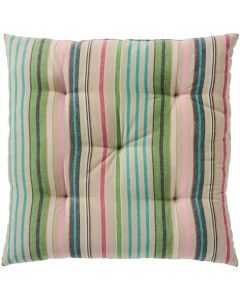 Siddehynde m/multifarvede striber
50x50cm