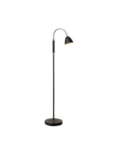 Room gulvlampe  sort/crom 