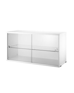 String vitrineskab hvid/glas  
VS7830-12-1