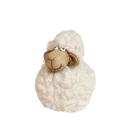 Får  offwhite pels  7x5x6cm
230520