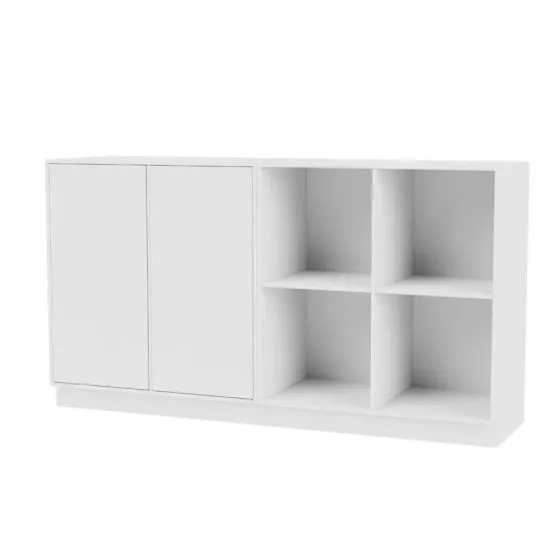 MONTANA PAIR SIDEBOARD NEW WHITE INKL. 7 CM SOKKEL