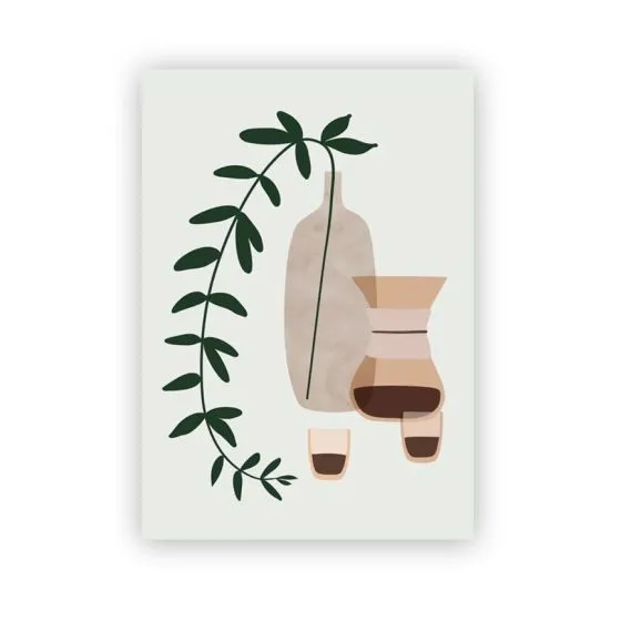 BOHO COFFEE FOR TWO PLAKAT 30X40CM