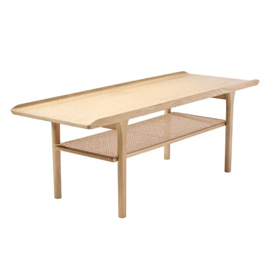 NO.25 SOFABORD HVIDOLIE EG 10005 130X47CM. H46,5CM.