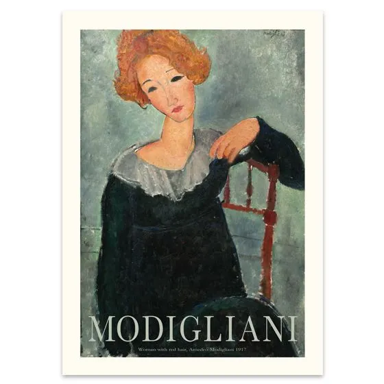 WOMAN WITH RED HAIR 80066 50X70CM