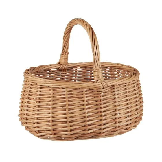 Fletkurv med hank  mini
L23cm H20cm B17cm