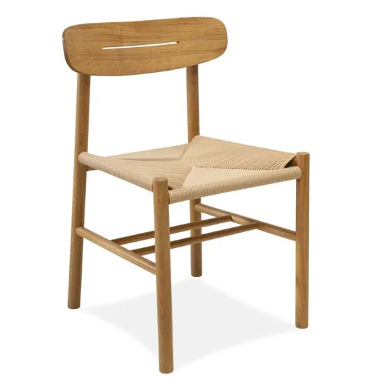 Eva spisebordsstol  eg olie 
natur flet