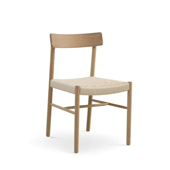 Sydney spisebordsstol   massiv eg/natur flet