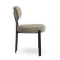 Luna spisebordsstol  beige wave
sort metal stel