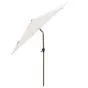 Sunshade parasol med tilt ø3m
woodlook alu/hvid 
