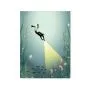 PLAKAT THE DIVER 30X40 CM 