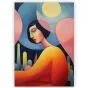 BLACK HAIR WOMAN PLAKAT 50X70CM