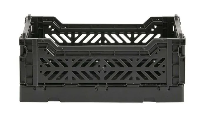 KURV I PLAST BLACK 2457 L27XH11XW16,5 CM